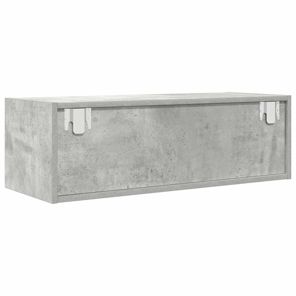 Meubles TV 2 pcs gris béton 80x31x25,5 cm bois d'ingénierie - XIOS