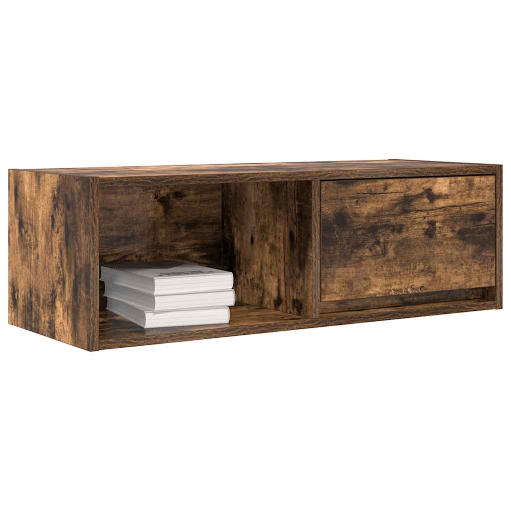 Meubles TV 2 pcs chêne fumé 80x31x25,5 cm bois d'ingénierie - XIOS