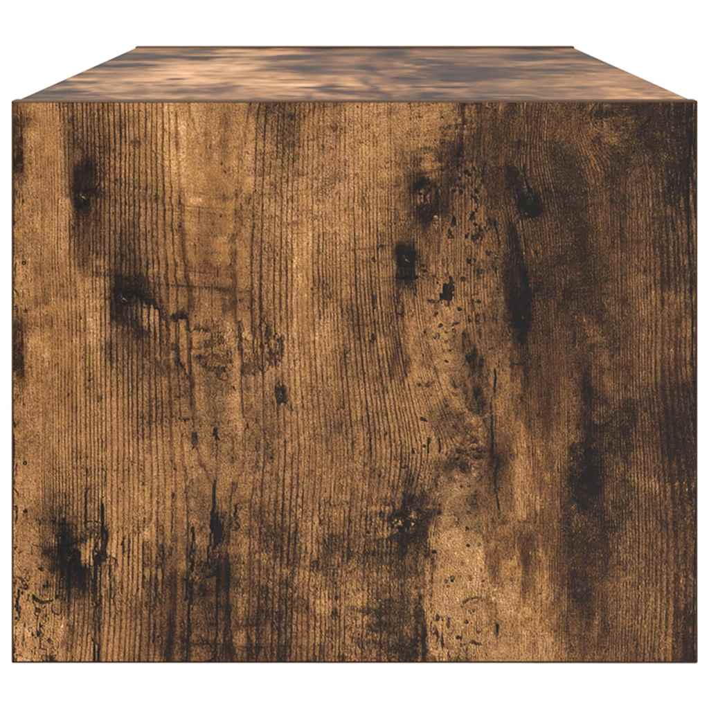 Meubles TV 2 pcs chêne fumé 80x31x25,5 cm bois d'ingénierie - XIOS
