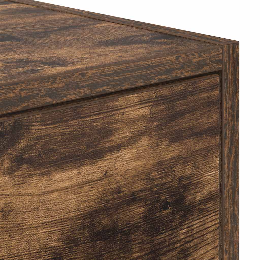 Meubles TV 2 pcs chêne fumé 80x31x25,5 cm bois d'ingénierie - XIOS