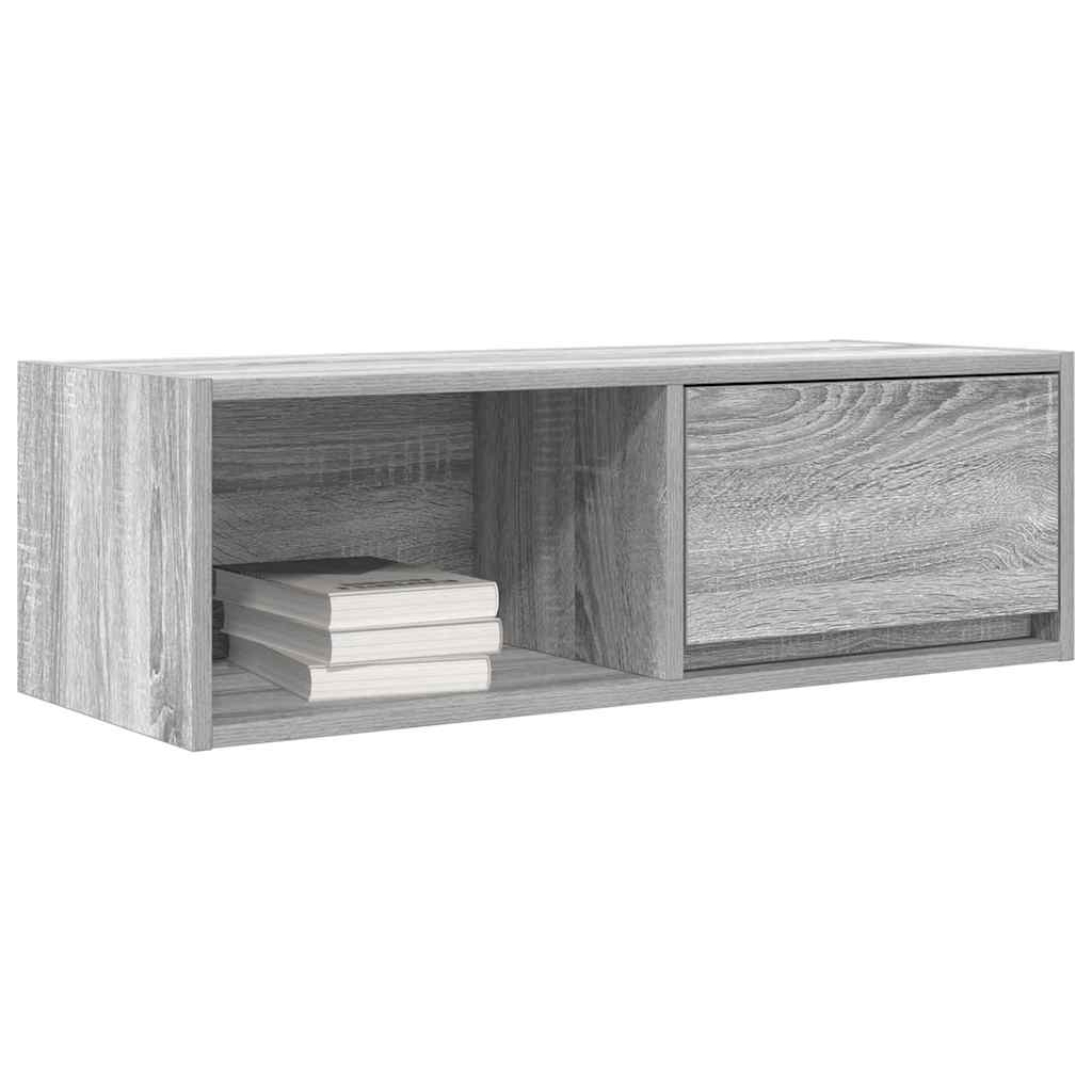 Meubles TV 2 pcs sonoma gris 80x31x25,5 cm bois d'ingénierie - XIOS