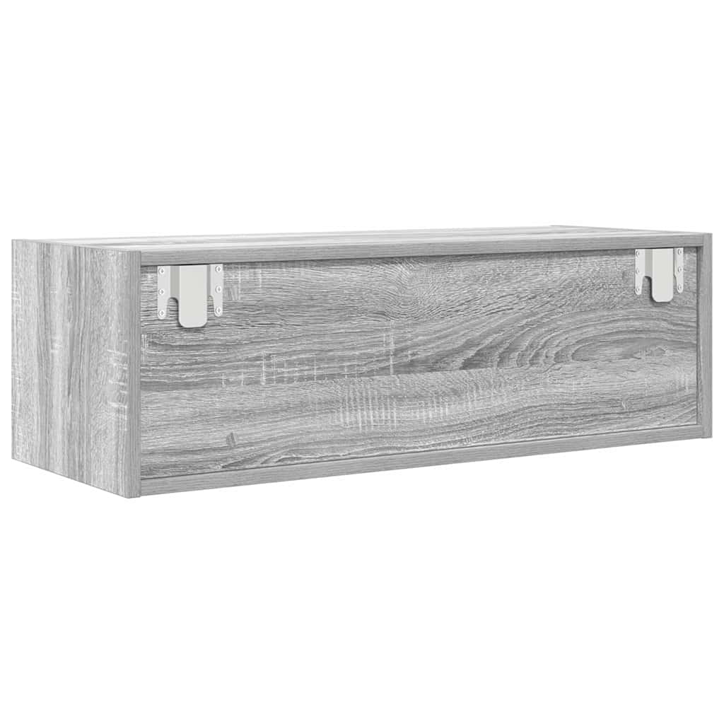 Meubles TV 2 pcs sonoma gris 80x31x25,5 cm bois d'ingénierie - XIOS