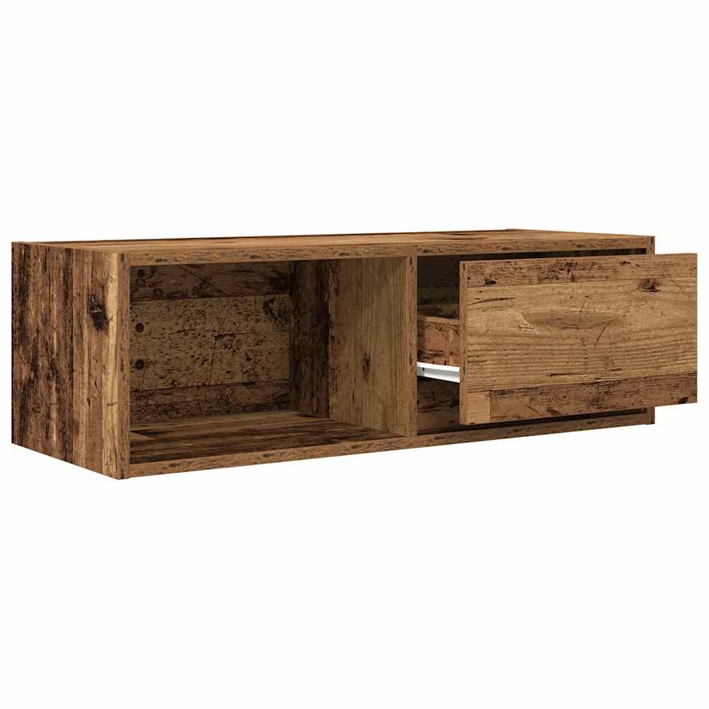 Meubles TV 2 pcs vieux bois 80x31x25,5 cm bois d'ingénierie - XIOS