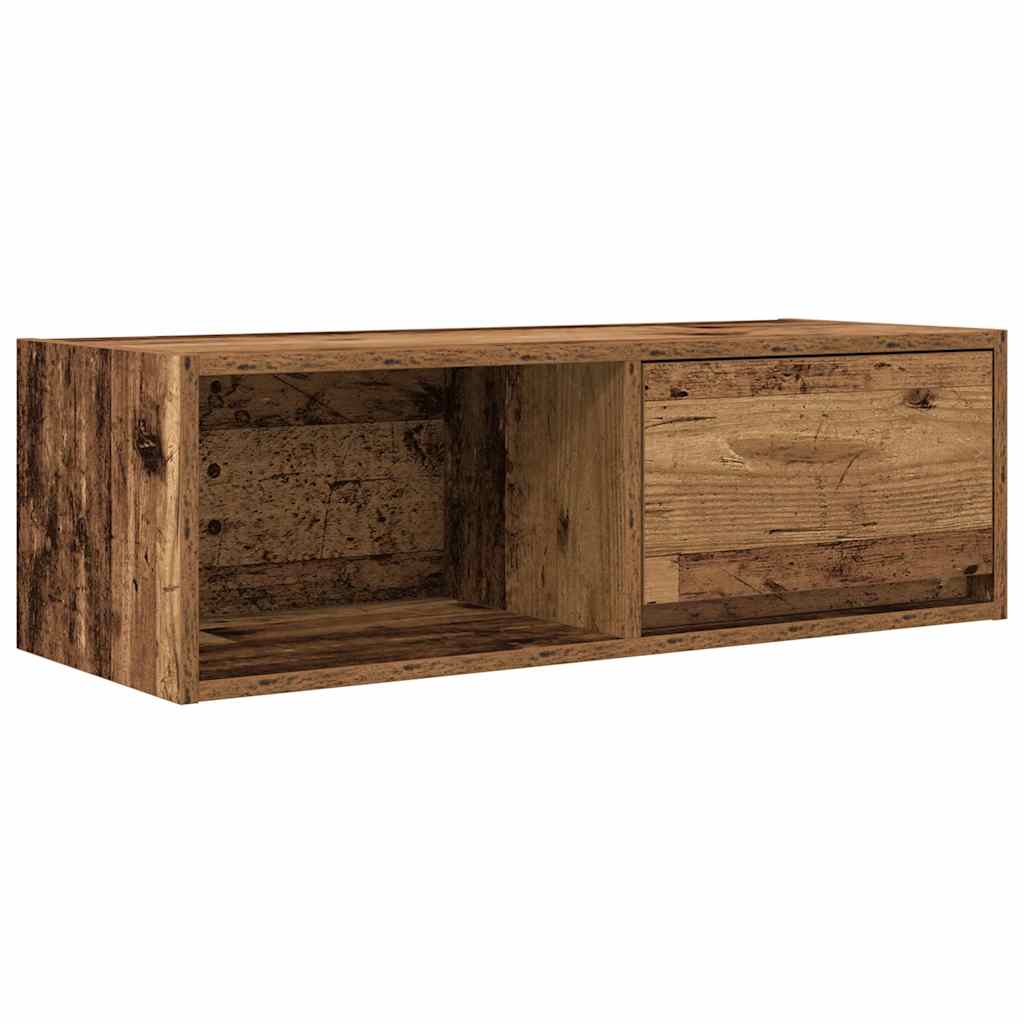 Meubles TV 2 pcs vieux bois 80x31x25,5 cm bois d'ingénierie - XIOS