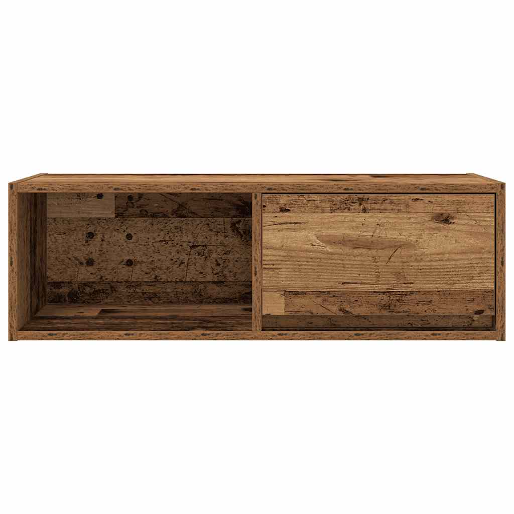 Meubles TV 2 pcs vieux bois 80x31x25,5 cm bois d'ingénierie - XIOS