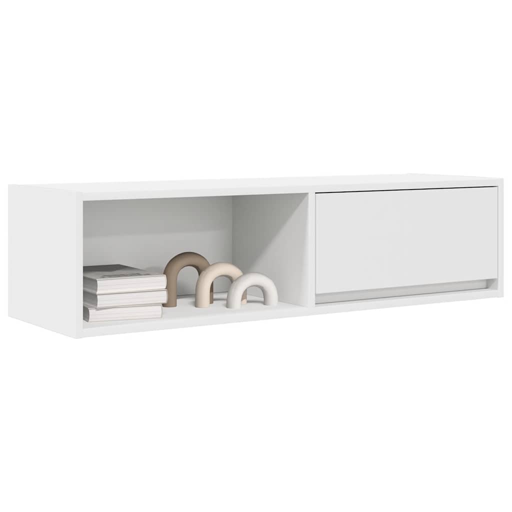 Meubles TV 2 pcs blanc 100x31x25,5 cm bois d'ingénierie - XIOS