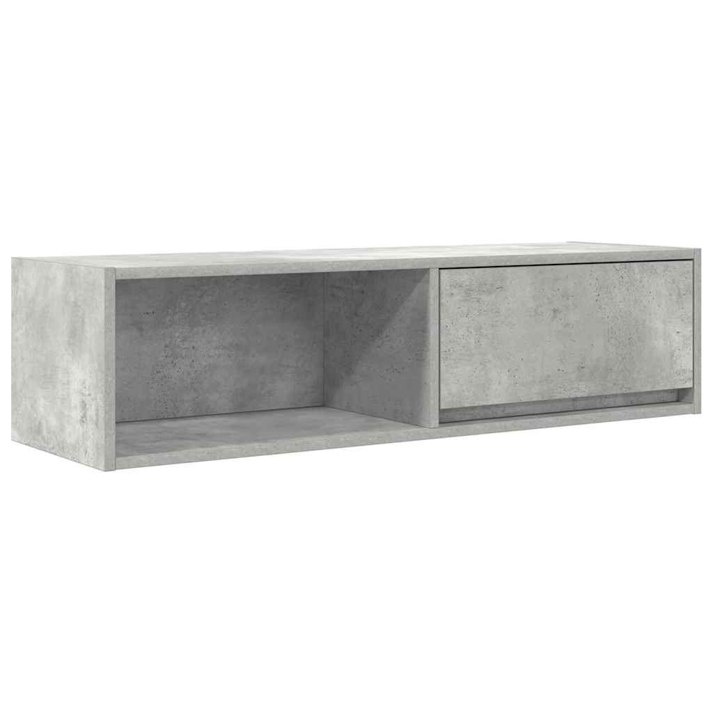 Meubles TV 2 pcs gris béton 100x31x25,5 cm bois d'ingénierie - XIOS