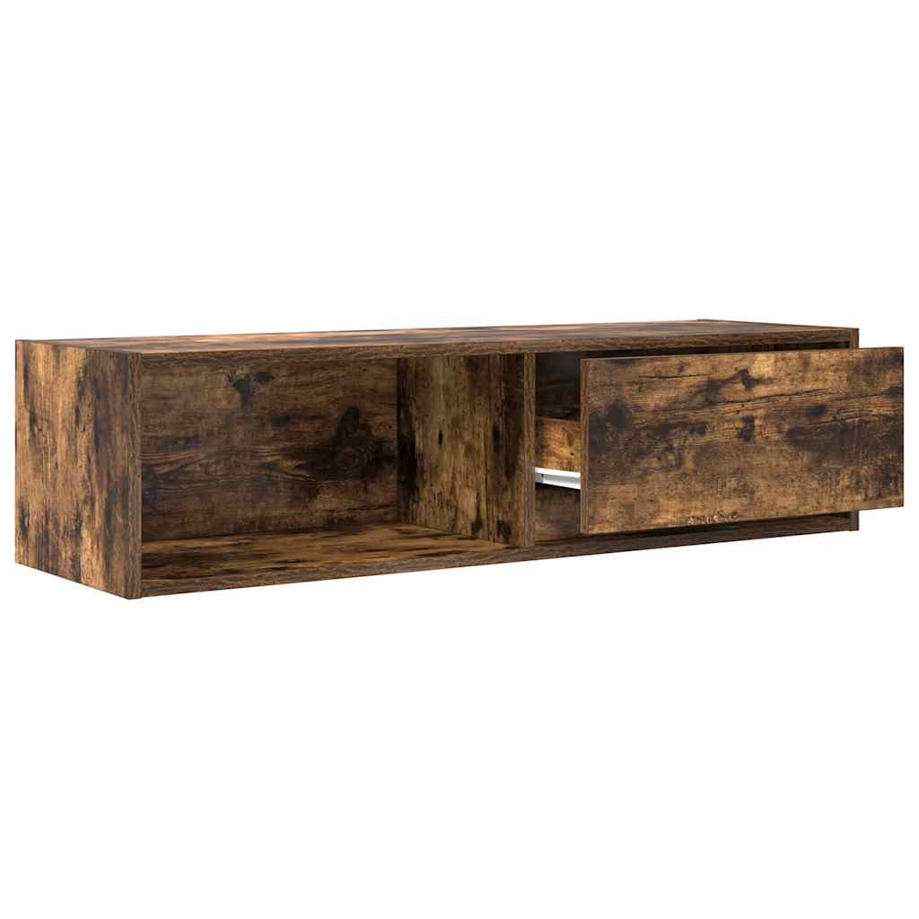 Meubles TV 2 pcs chêne fumé 100x31x25,5 cm bois d'ingénierie - XIOS