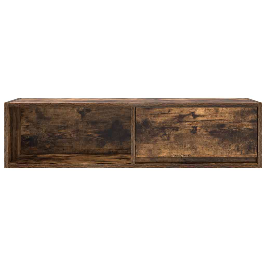Meubles TV 2 pcs chêne fumé 100x31x25,5 cm bois d'ingénierie - XIOS