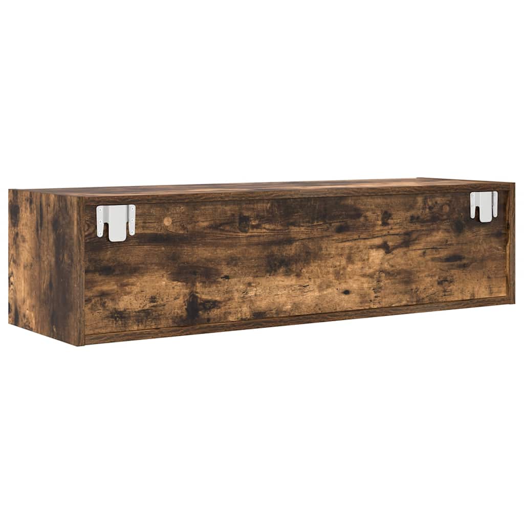Meubles TV 2 pcs chêne fumé 100x31x25,5 cm bois d'ingénierie - XIOS
