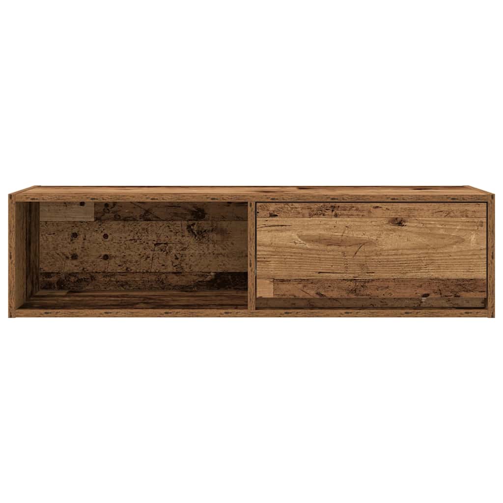 Meubles TV 2 pcs vieux bois 100x31x25,5 cm bois d'ingénierie - XIOS