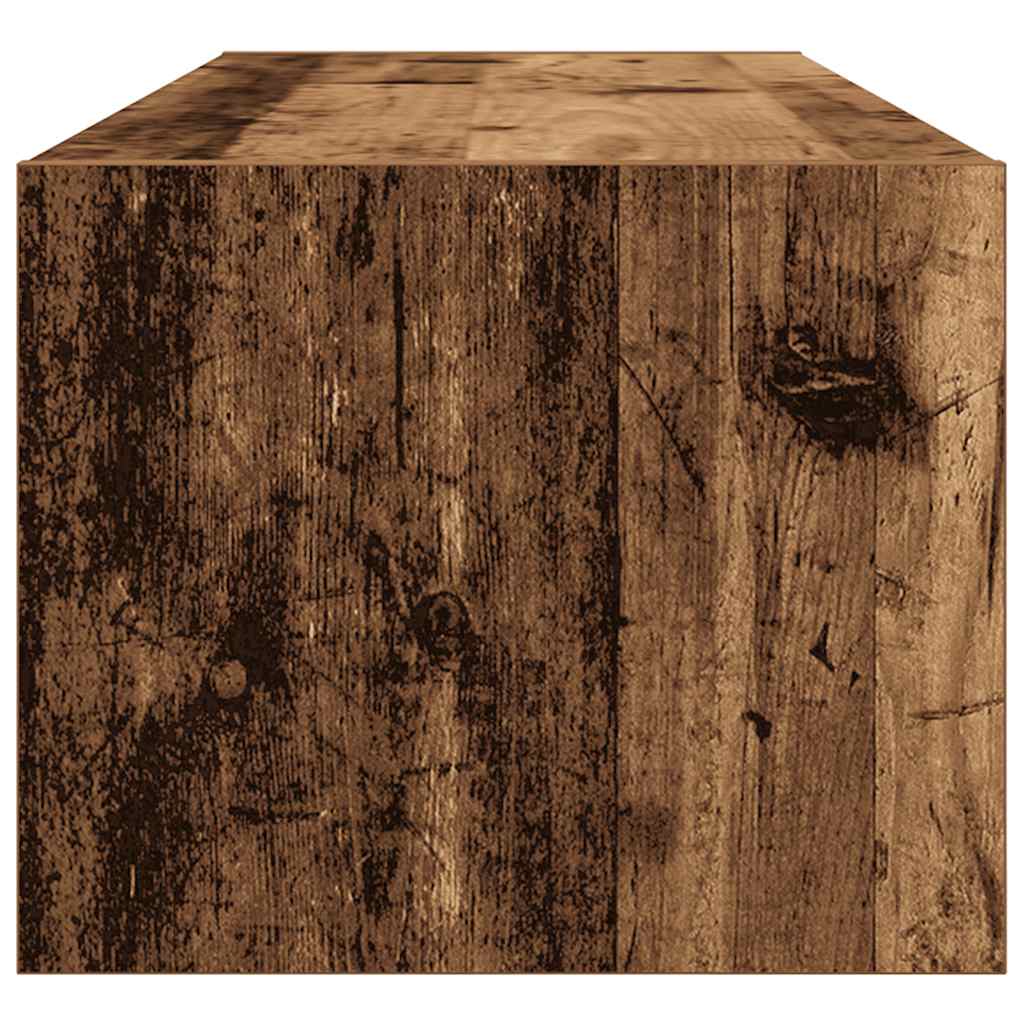 Meubles TV 2 pcs vieux bois 100x31x25,5 cm bois d'ingénierie - XIOS