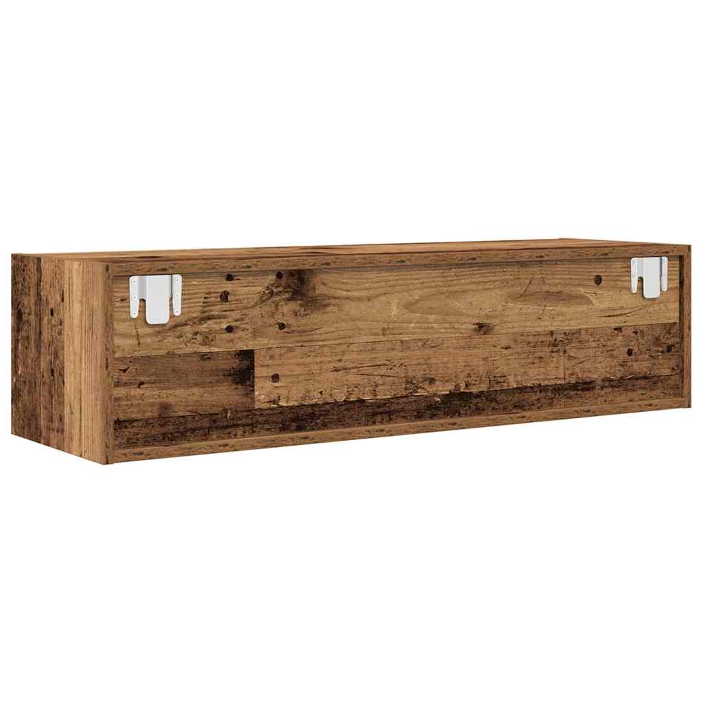 Meubles TV 2 pcs vieux bois 100x31x25,5 cm bois d'ingénierie - XIOS
