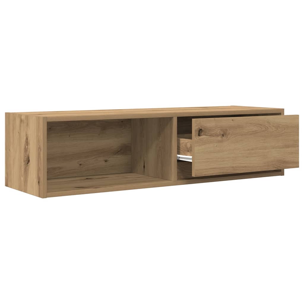 Meubles TV 2 pcs chêne artisanal 100x31x25,5 cm bois ingénierie - XIOS