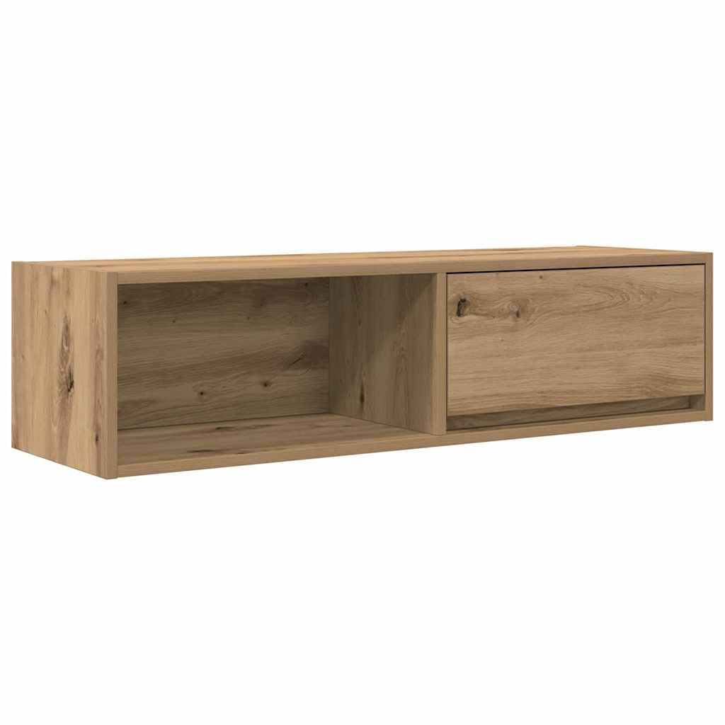 Meubles TV 2 pcs chêne artisanal 100x31x25,5 cm bois ingénierie - XIOS