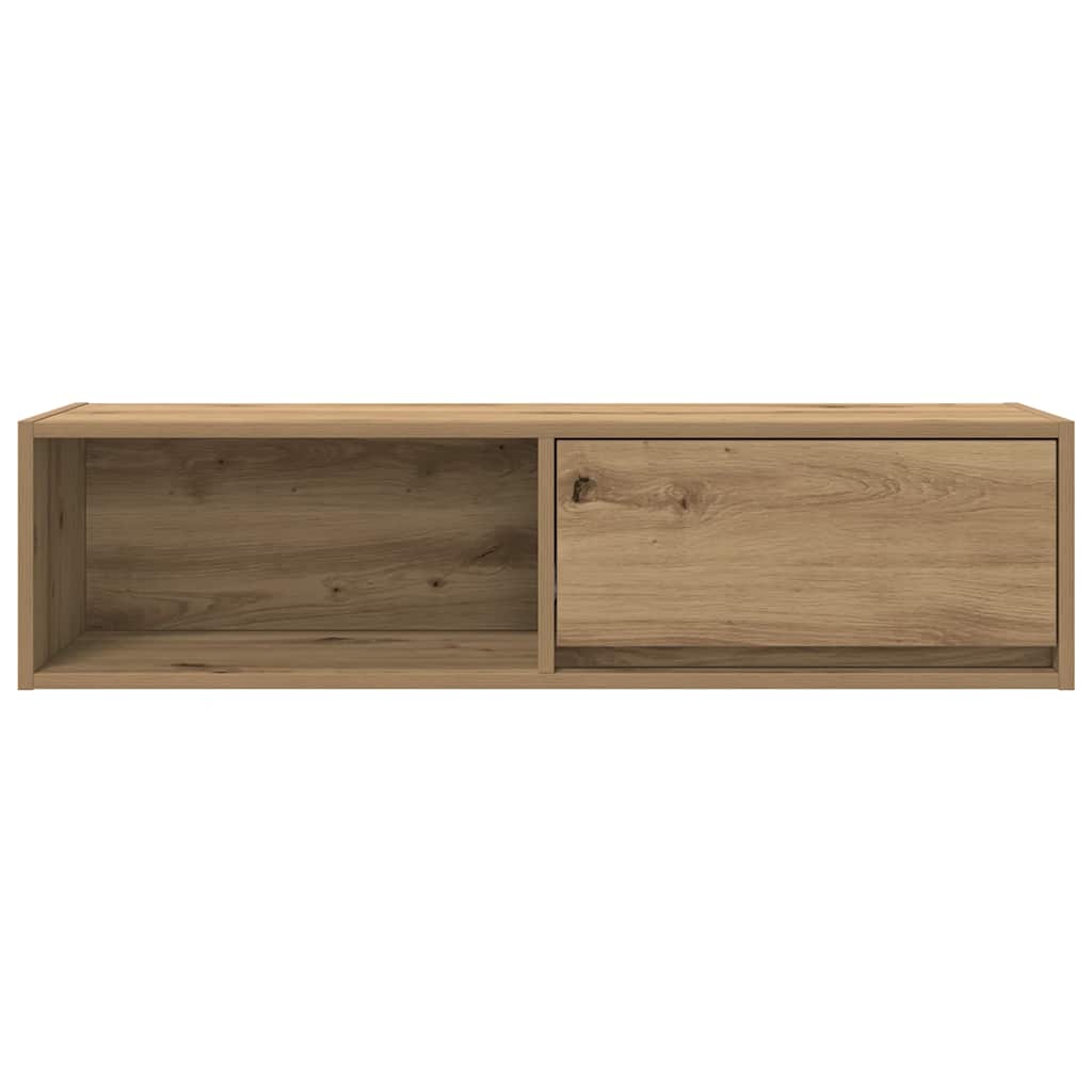 Meubles TV 2 pcs chêne artisanal 100x31x25,5 cm bois ingénierie - XIOS