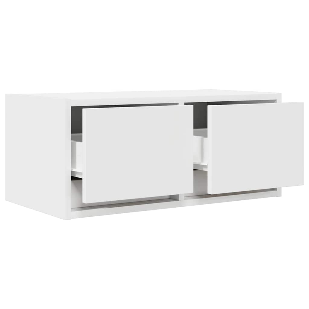 Meuble TV blanc 60x31x25,5 cm bois d'ingénierie - XIOS