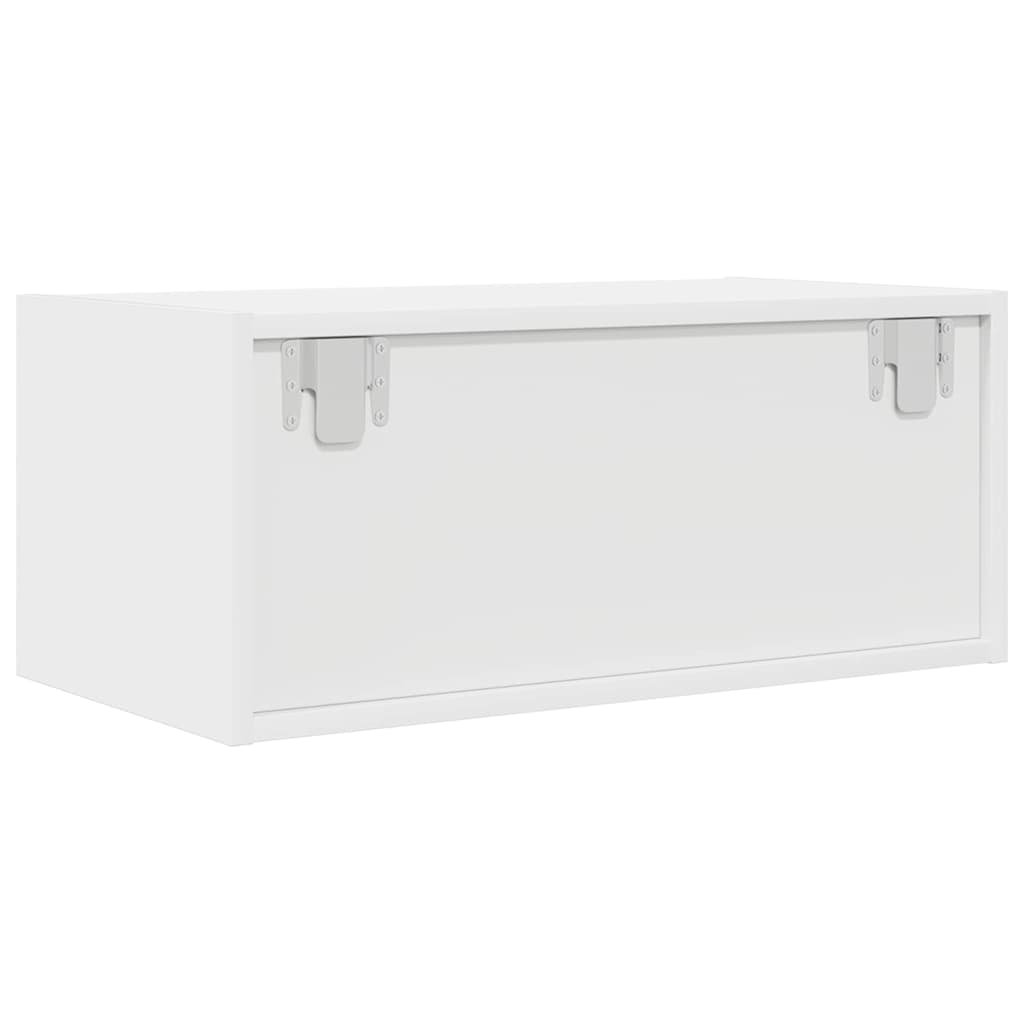 Meuble TV blanc 60x31x25,5 cm bois d'ingénierie - XIOS