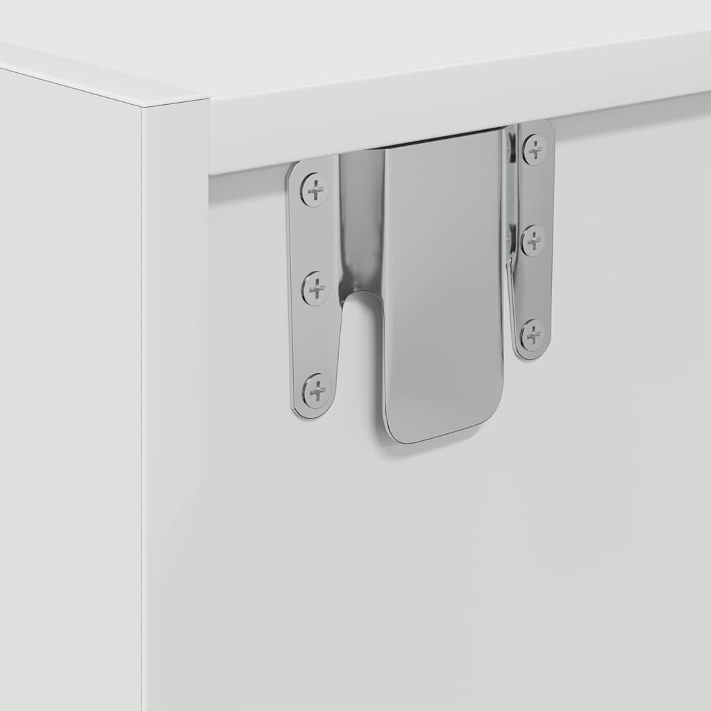 Meubles TV 2 pcs blanc 60x31x25,5 cm bois d'ingénierie - XIOS