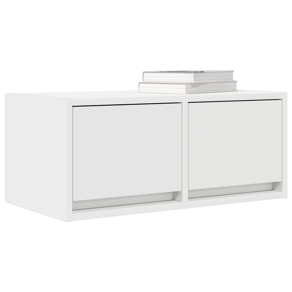 Meubles TV 2 pcs blanc 60x31x25,5 cm bois d'ingénierie - XIOS