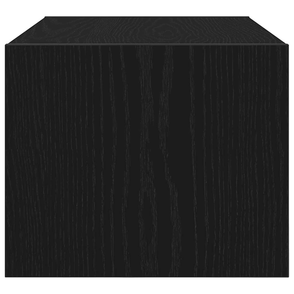 Meuble TV chêne noir 60x31x25,5 cm bois d'ingénierie - XIOS