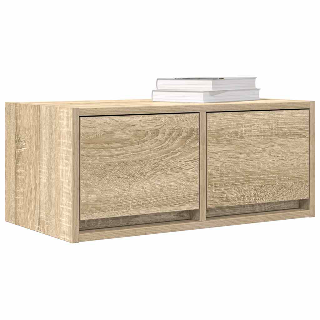 Meuble TV chêne sonoma 60x31x25,5 cm bois d'ingénierie - XIOS