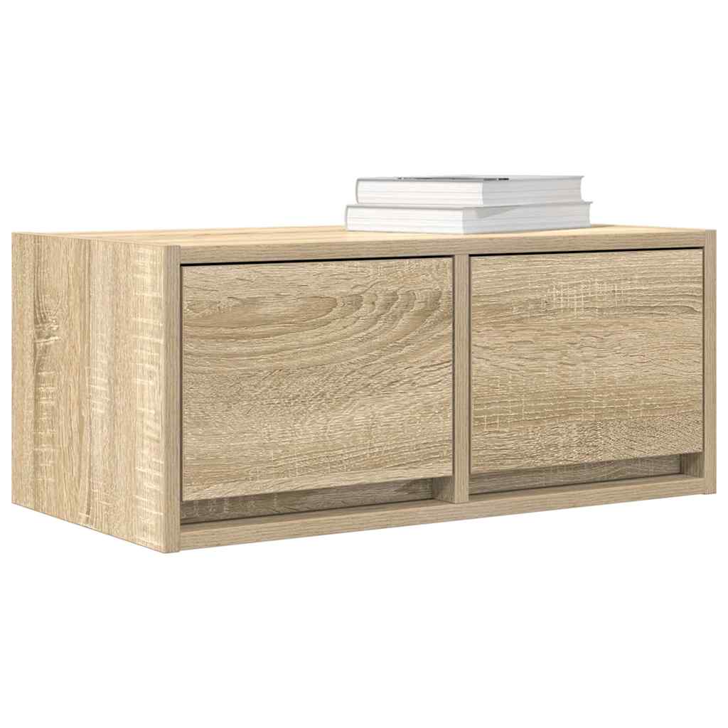 Meubles TV 2 pcs chêne sonoma 60x31x25,5 cm bois d'ingénierie - XIOS