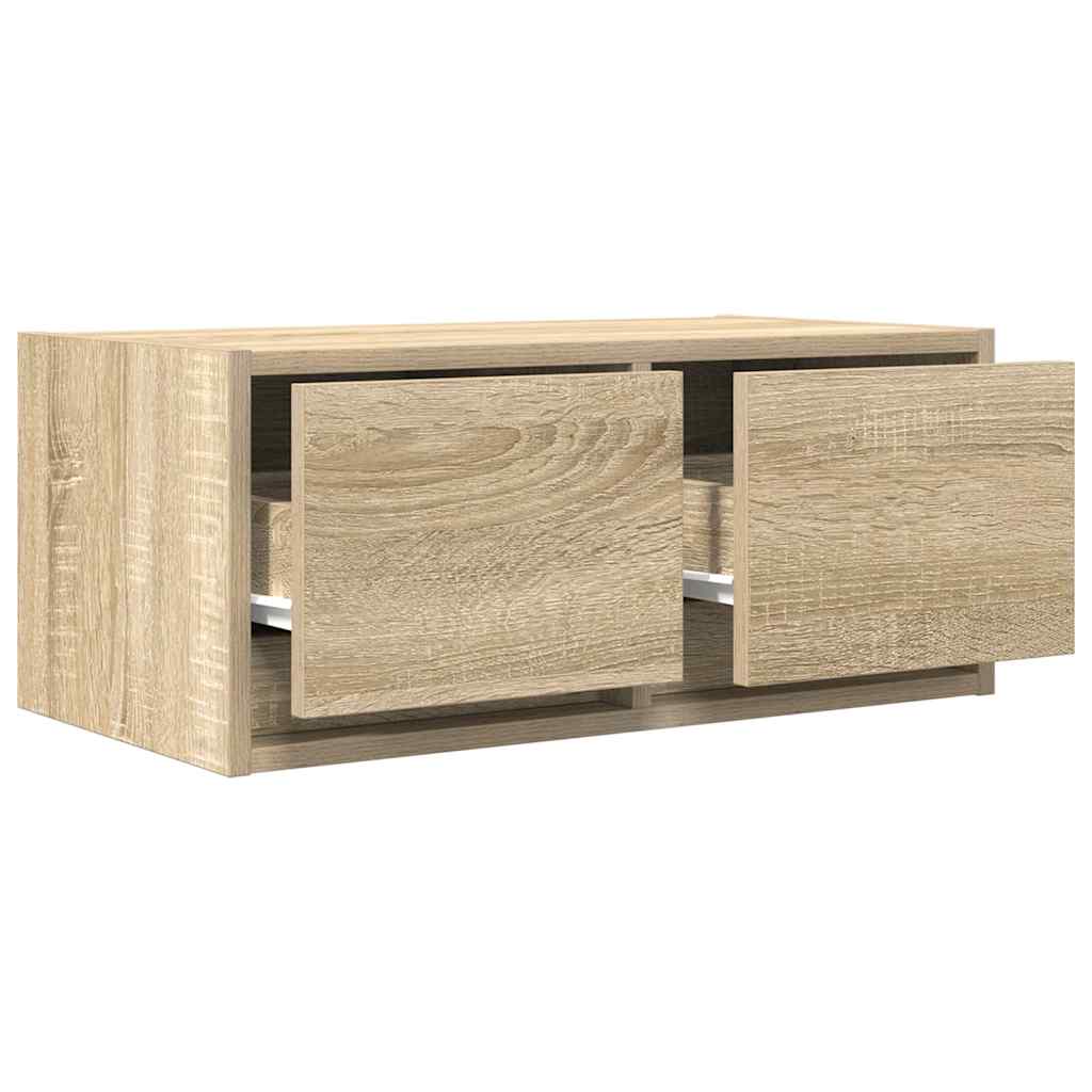 Meubles TV 2 pcs chêne sonoma 60x31x25,5 cm bois d'ingénierie - XIOS