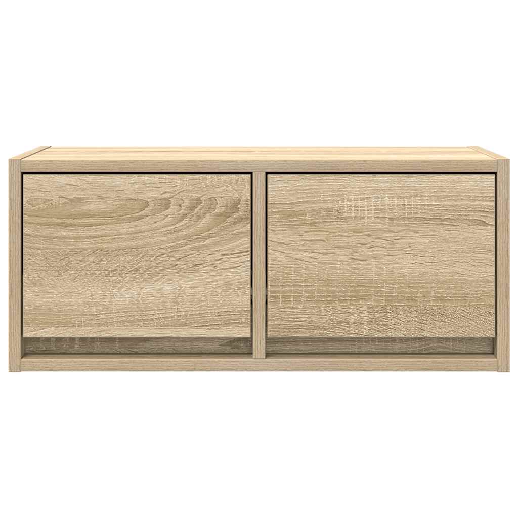 Meubles TV 2 pcs chêne sonoma 60x31x25,5 cm bois d'ingénierie - XIOS