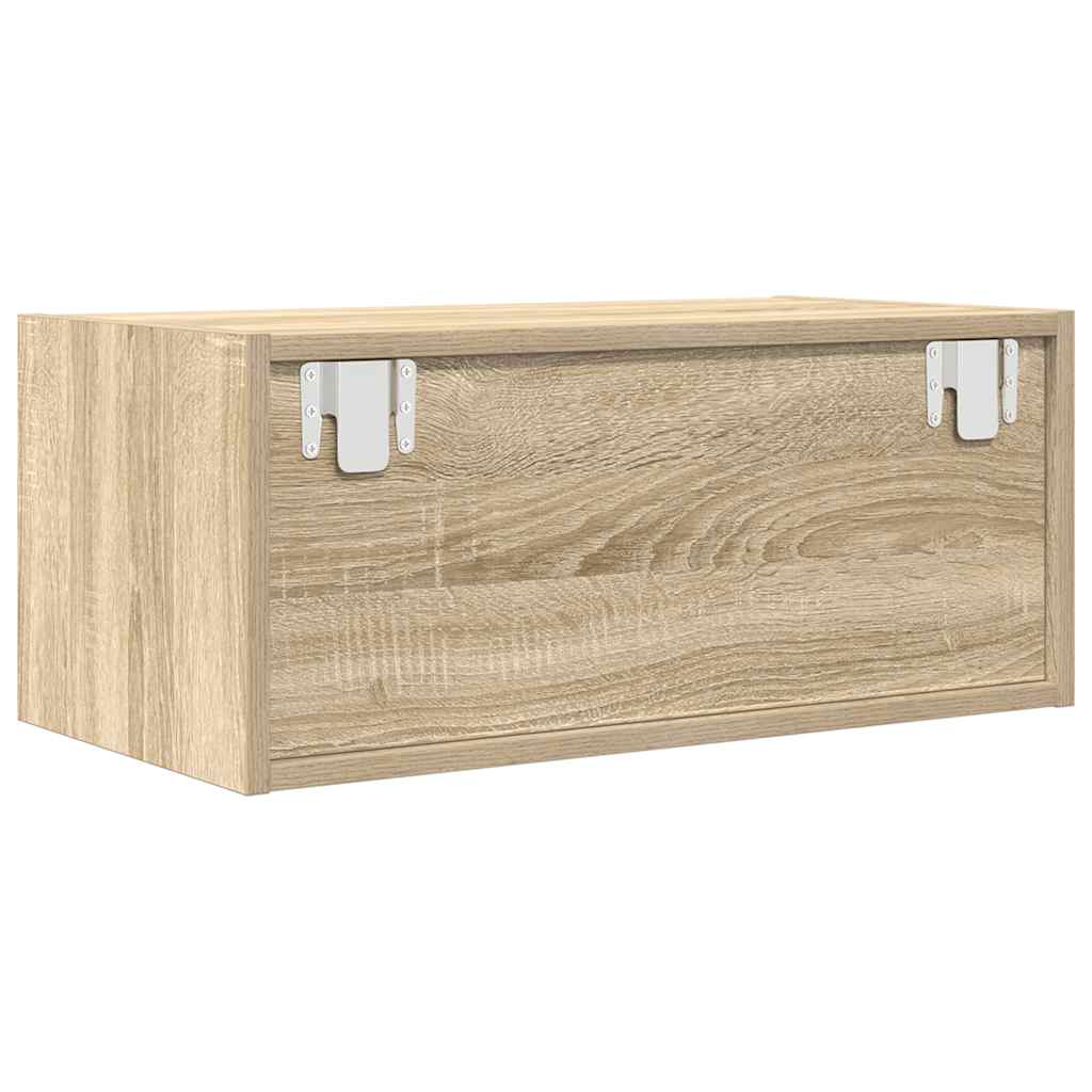 Meubles TV 2 pcs chêne sonoma 60x31x25,5 cm bois d'ingénierie - XIOS