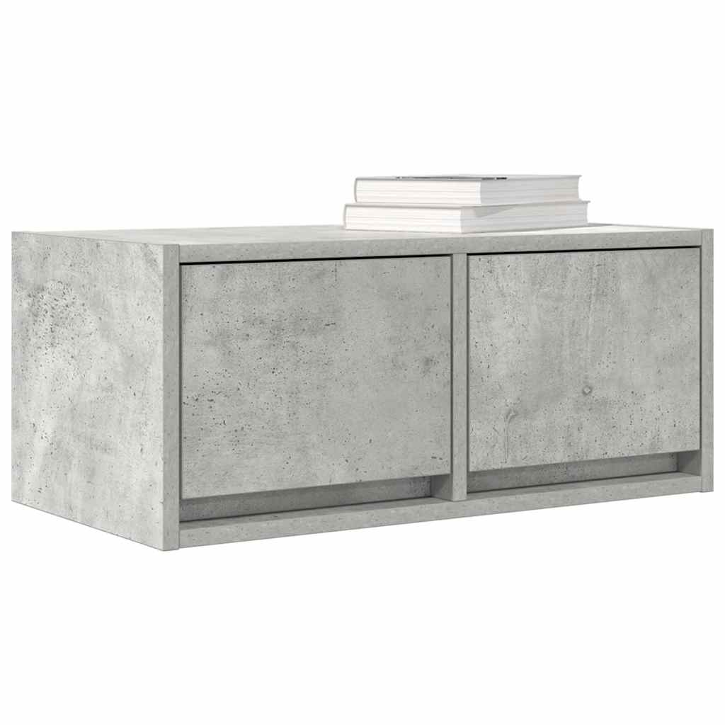 Meubles TV 2 pcs gris béton 60x31x25,5 cm bois d'ingénierie - XIOS