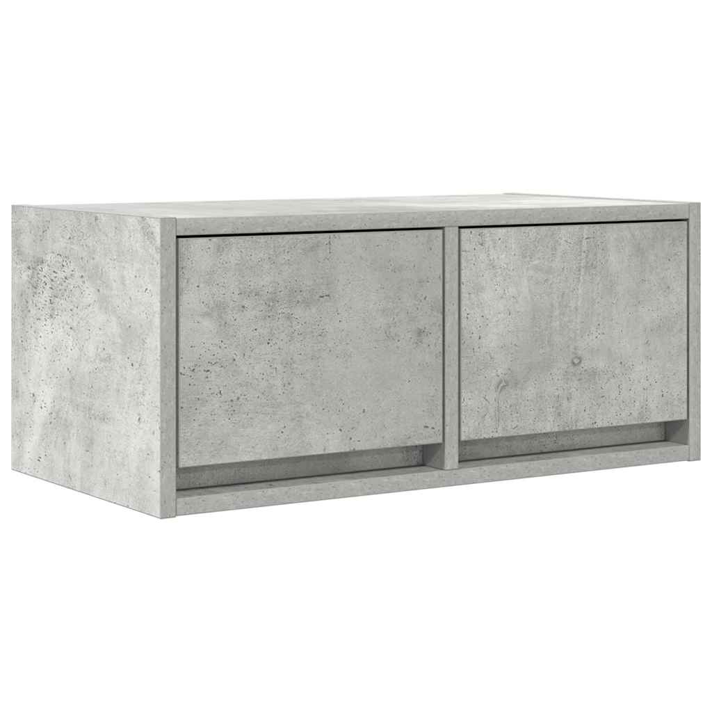 Meubles TV 2 pcs gris béton 60x31x25,5 cm bois d'ingénierie - XIOS