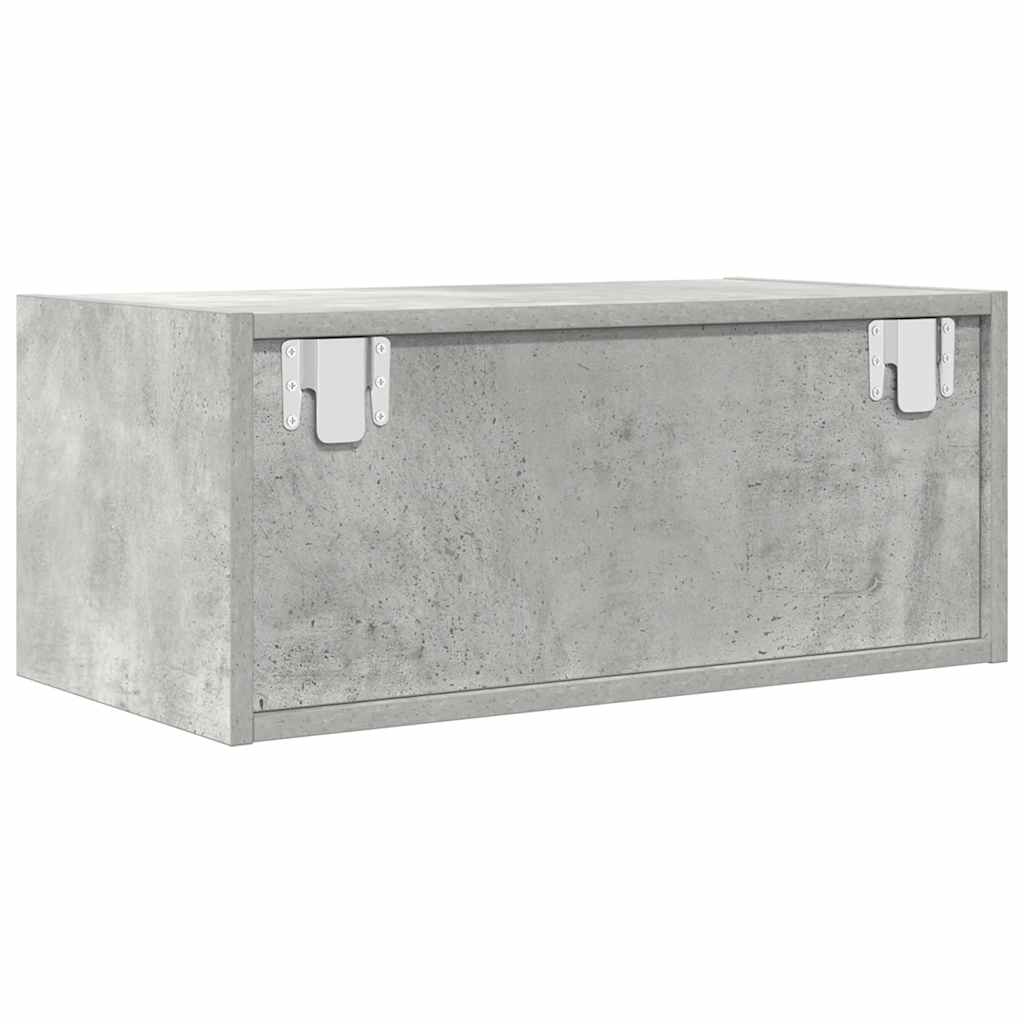 Meubles TV 2 pcs gris béton 60x31x25,5 cm bois d'ingénierie - XIOS
