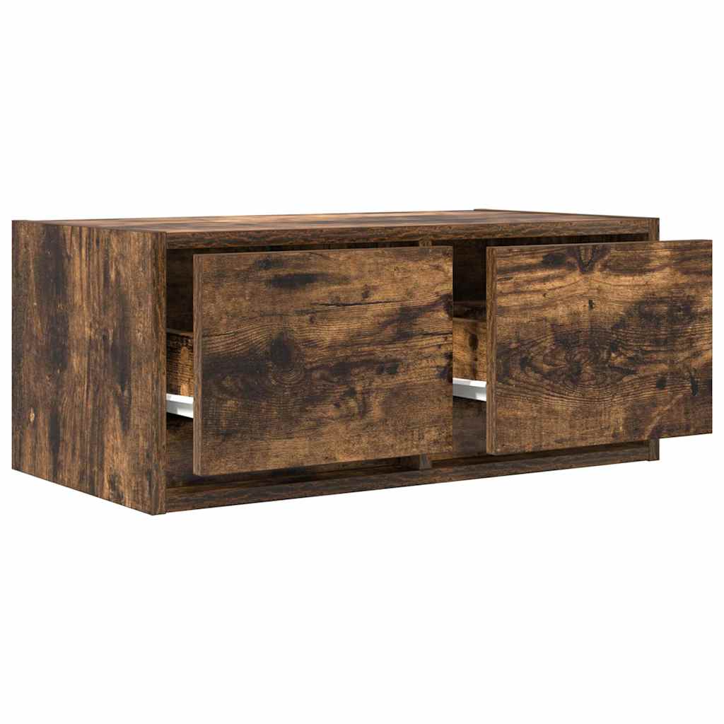 Meubles TV 2 pcs chêne fumé 60x31x25,5 cm bois d'ingénierie - XIOS