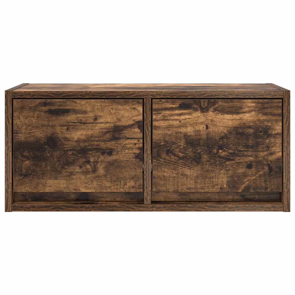 Meubles TV 2 pcs chêne fumé 60x31x25,5 cm bois d'ingénierie - XIOS
