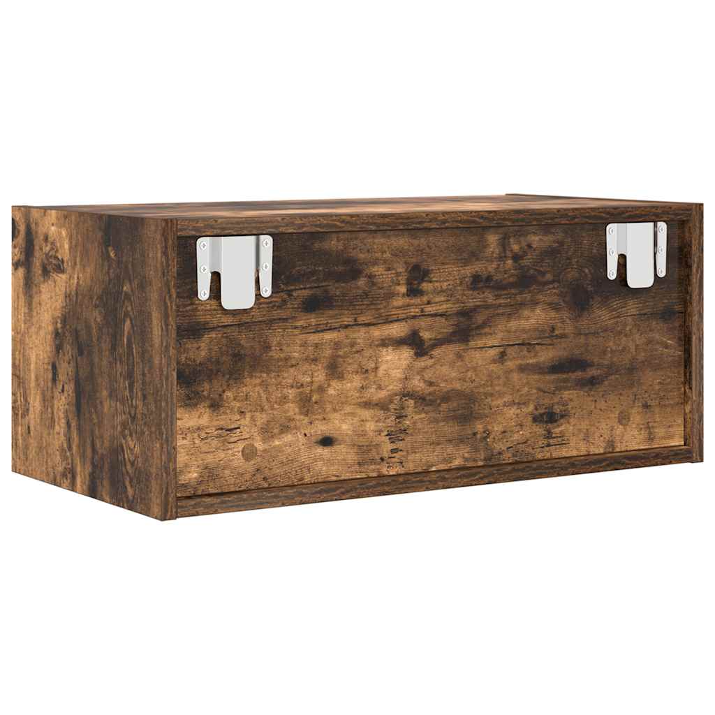 Meubles TV 2 pcs chêne fumé 60x31x25,5 cm bois d'ingénierie - XIOS