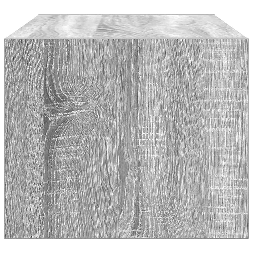 Meuble TV sonoma gris 60x31x25,5 cm bois d'ingénierie - XIOS