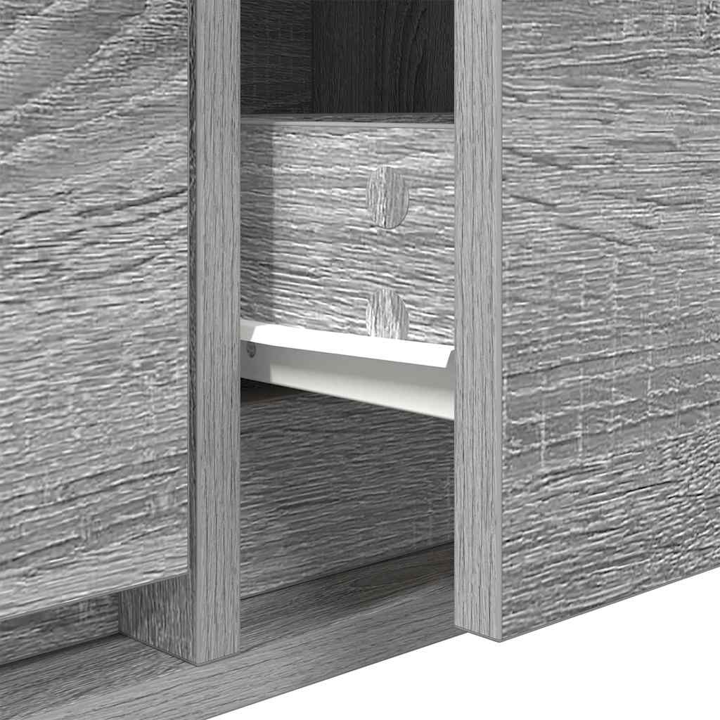 Meubles TV 2 pcs sonoma gris 60x31x25,5 cm bois d'ingénierie - XIOS