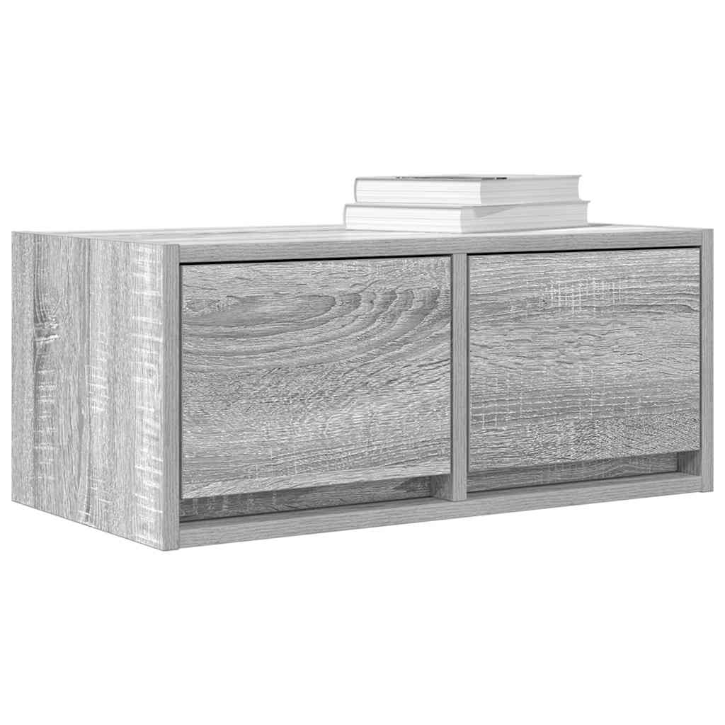 Meubles TV 2 pcs sonoma gris 60x31x25,5 cm bois d'ingénierie - XIOS