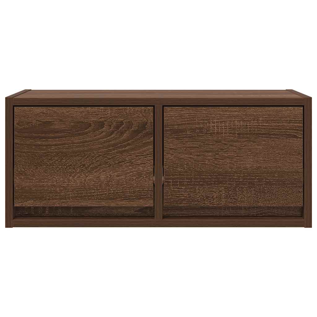 Meuble TV 2 pcs chêne marron 60x31x25,5 cm bois d'ingénierie - XIOS