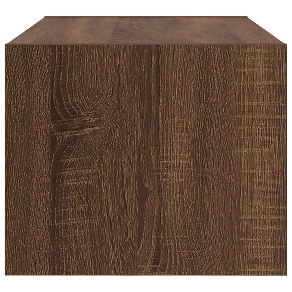 Meuble TV 2 pcs chêne marron 60x31x25,5 cm bois d'ingénierie - XIOS