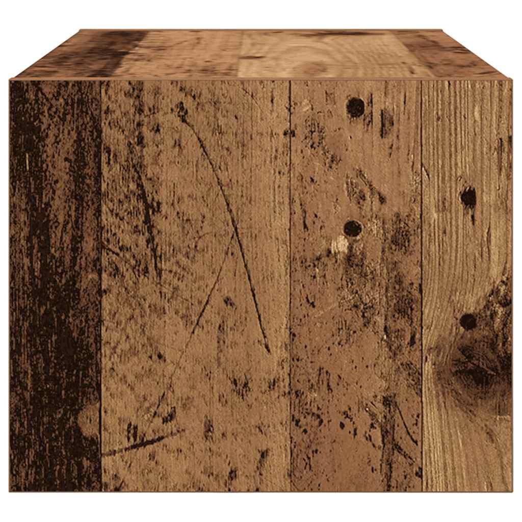 Meubles TV 2 pcs vieux bois 60x31x25,5 cm bois d'ingénierie - XIOS