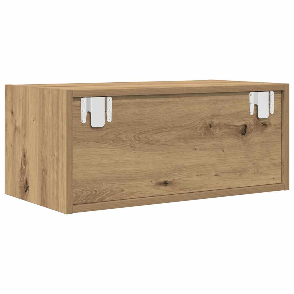 Meubles TV 2 pcs chêne artisanal 60x31x25,5cm bois d'ingénierie - XIOS