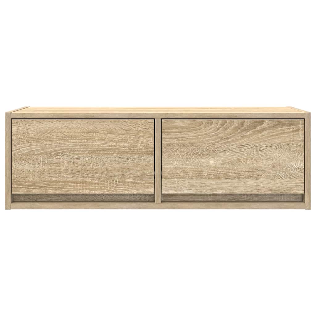 Meuble TV chêne sonoma 80x31x25,5 cm bois d'ingénierie - XIOS