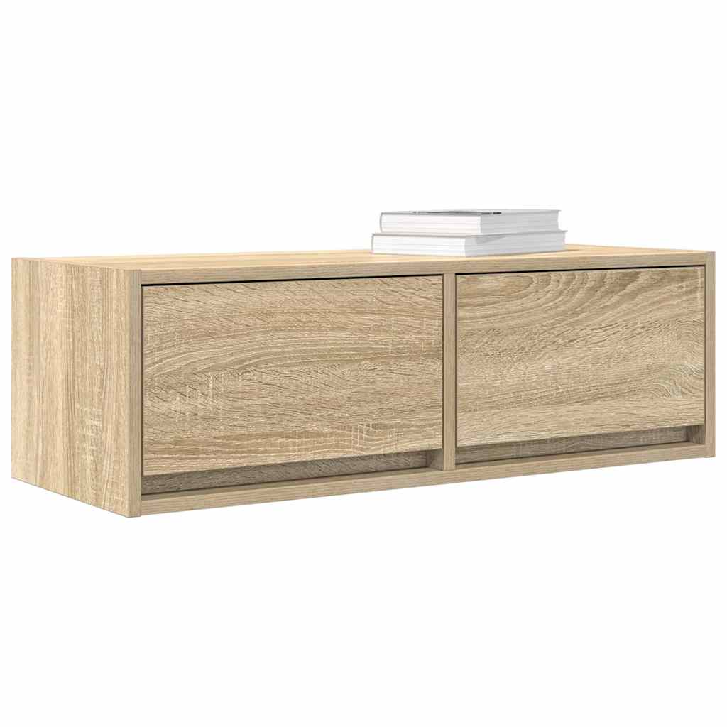 Meubles TV 2 pcs chêne sonoma 80x31x25,5 cm bois d'ingénierie - XIOS