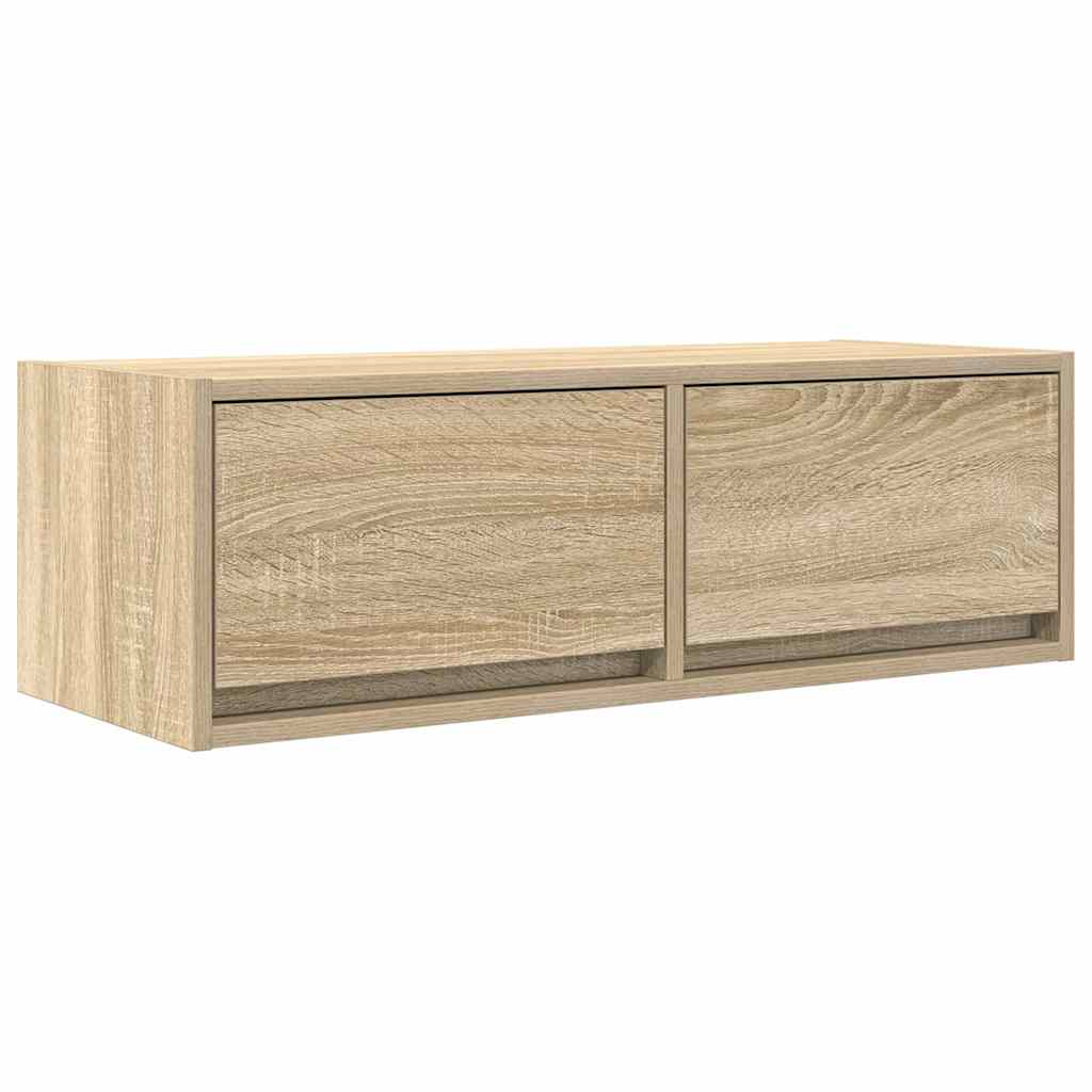 Meubles TV 2 pcs chêne sonoma 80x31x25,5 cm bois d'ingénierie - XIOS