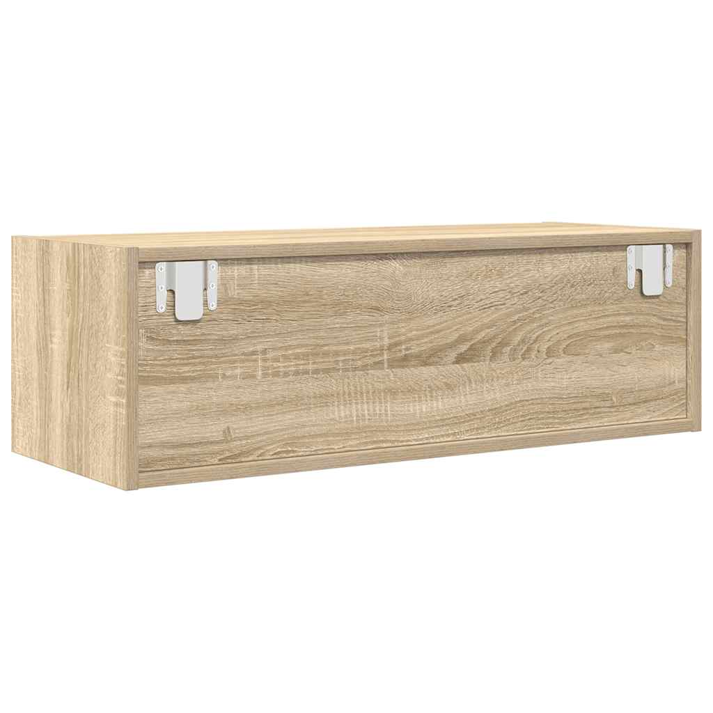 Meubles TV 2 pcs chêne sonoma 80x31x25,5 cm bois d'ingénierie - XIOS