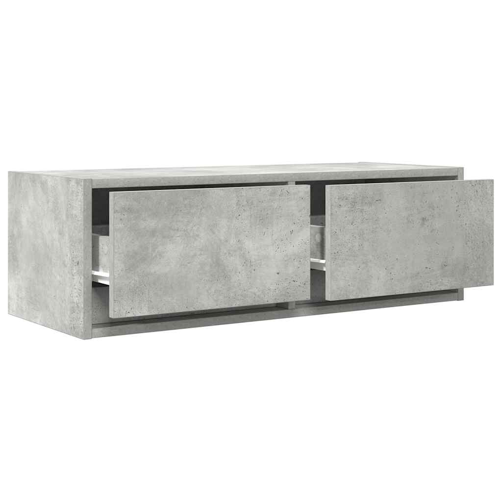 Meubles TV 2 pcs gris béton 80x31x25,5 cm bois d'ingénierie - XIOS