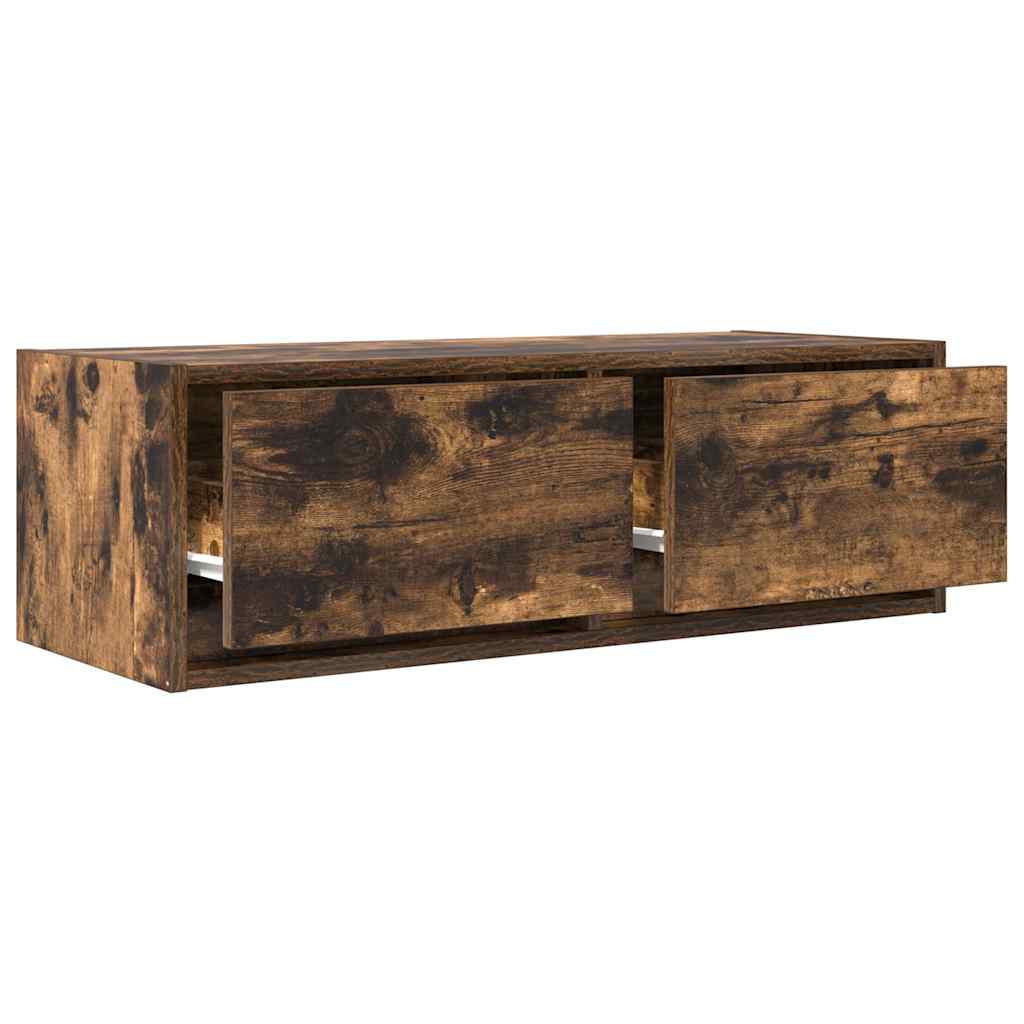 Meubles TV 2 pcs chêne fumé 80x31x25,5 cm bois d'ingénierie - XIOS