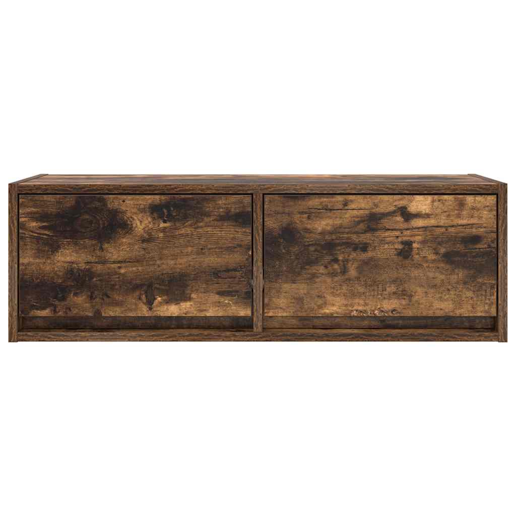 Meubles TV 2 pcs chêne fumé 80x31x25,5 cm bois d'ingénierie - XIOS